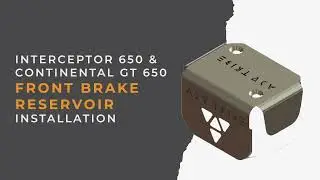 Front Brake Reservoir Cover for Royal Enfield Interceptor 650 and GT 650 - Installation Guide