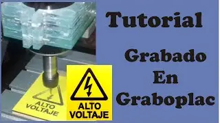 TUTORIAL| GRABADO EN GRABOPLAC| CNC3018| SPINDLE 500W| LETREROS| SEÑALETICA| PLASTICO ABS