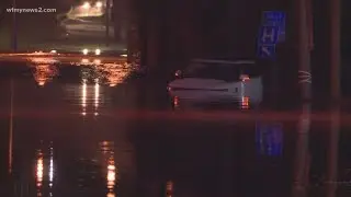 Revolution Mill Looks More Like a Lake After Flash Flooding