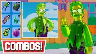 *NEW* BEST REACTOR WASTE NED FLANDERS SKIN COMBOS [SUPER LEVEL STYLES]! | Fortnite