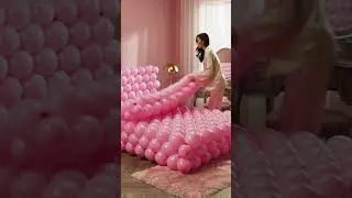 ✨ 🎈💖 Pink Balloon Bed &ndash; Dreamy Comfort Meets Whimsical Style 💖🎈🌙💤
