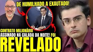 DUDU CAMARGO ASSINA CONTRATO MILION&Aacute;RIO E ESFREGA NA CARA DA CLASSE DE JORNALISTA A VOLTA POR CIMA