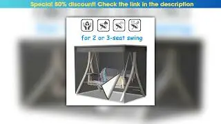 Best 3 sizes Garden Swing Cover 2-Seater 3-Seater Swing Hammock Cover Outdoor Garden Patio Protecto