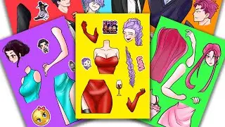 Paper DIY &ndash; A Chance Encounter at Sunset | When Six Paths Cross 🤯 ASMR Sticker Book