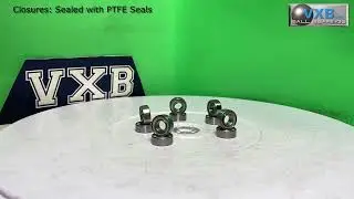 686-2TS  Miniature PTFE Sealed Ball Bearing Pack of 10 6x13x5mm