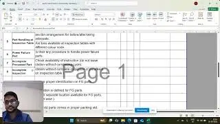 Abnormal Situation Handling Audit Check-sheet #audit #abnormal #manufacturing  (English)