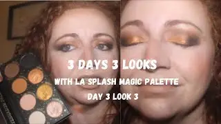 3 DAYS WITH LA SPLASH MAGIC PALETTE DAY 3 LOOK 3 AND MINI REVIEW