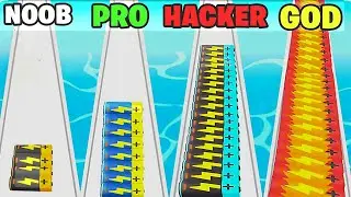 Amazing gameplay 🎮 NOOB vs PRO vs HACKER vs GOD in Power them 2025