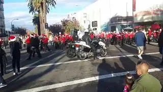 Weaver Middle School band 2018 Christmas Parade