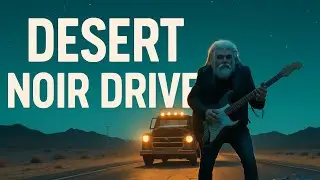 🎸 Desert Noir Drive | 1 Hour Cinematic Chill‑Funk Guitar Mix for Night Roads