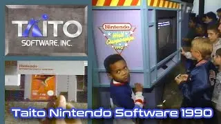 Taito Promo VHS Video Summer CES 1990 (NES and Game Boy)
