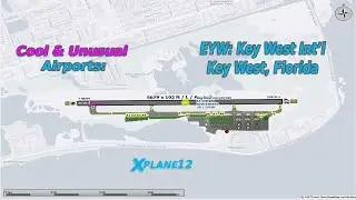 Cool & Unusual Airports: EYW Key West Intl, Florida Golden Sunset T/O & Night LDG - Piper Archer III