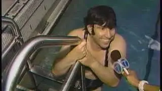 Mario Manzini Under Water Escape from Handcuffs Hotel Shelton Swimming Pool NYC Where Houdini Did It