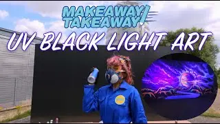 UV Black Light Art at the National Space Centre - Makeaway Takeaway (Series 2)