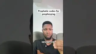 Prophetic codes for prophesying