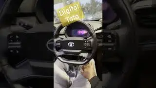 Tata Digital Harrier Adventure plus me stearing me touch screen #harrier #tata