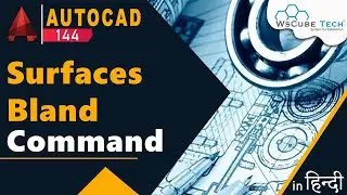AutoCAD 3D - How To use Surface Bland Command  in AutoCAD | AutoCAD Tutorial | #144