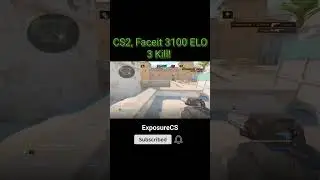 CS2, Faceit 3100 ELO, 3 Kill! #shorts #cs2 #keşfet #cs2clips #cs2highlights #cs2video #faceit #csgo