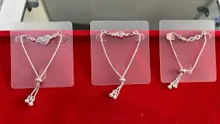 Trending Ladies Silver Bracelet 1500 to 2500 price only #silver #silverbracelets 