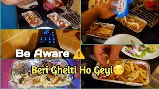 A big mistake happened 😔 | Husband Ne Banaya Loaded Pizza Fries  | Airfryer recipe | Apaji Ki Dunya