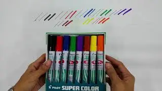 Unboxing Pilot Permanent Marker 8 pack with Tshirt Printing using the Marker