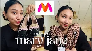 Mary Jane shoe haul from MYNTRA | everything under budget😍💋 #trending #haulvideo #shoes