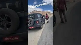 Mahindra Thar 5 Door testing in Ladhak #thar #thar5door #ladhakh #mahindra