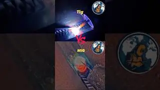 Tig root welding | Tig vs Mig Welding 🔥⚡ | #tigwelding 🔥 #migwelding ⚡