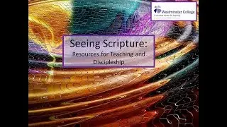 Seeing Scripture- Embroidery