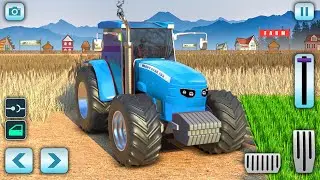 TRACTOR TROLLY TRANSPORT SIMULATOR - Mini Tractor Cargo Loading Android Gameplay @playgamedy