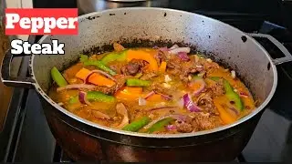 Easy way to make perfect Pepper Steak recipe at home || Wayne's world TV channel kitchen 