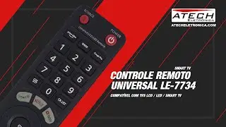 How to Program Universal Smart TV Remote Control LE-7734 / LE7734 (780795)