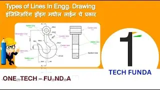 Types of Lines in Engineering Drawing