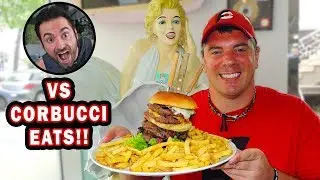 Portuguese 1.5kg Burger Challenge vs @CorbucciEats Record!!