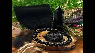 SPIRIT OF STILLNESS | BLACK AGATE CAT TOTEM SET