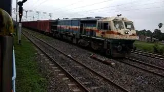 [HD]Angry EMD LKO WDG4 meets my Sabarmati and skips Parmanandpur at MPS
