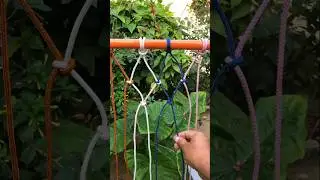 Rope Net Knot Weaving Tutorial👍#youtube #tyingtheknot