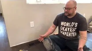 Installing flush floor registers in a new hardwood floor