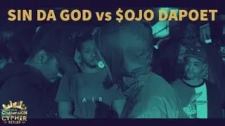 SIN DA GOD vs $OJO DAPOET | The Champaign Cypher Series 🎤 The Wait [4K]