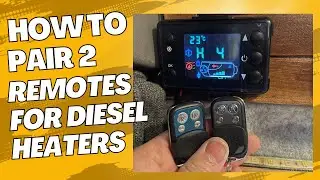 How to pair a remote control to a type 2 Chinese diesel heater control panel