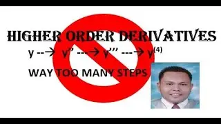 HIGHER-ORDER DERIVATIVE TRICK # 1 - FINDING THE NTH DERIVATIVE OF ALGEBRAIC FUNCTIONS