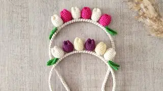 Amigurumi Lale Taç Tarifi