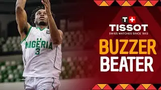 Caleb Agada | 🚨 TISSOT Buzzer Beater | NGR v UGA | FIBA AfroBasket 2025 Qualifiers
