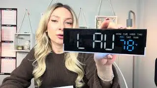 Digital Alarm Clocks for Bedrooms with Light, Small Digital Clock Battery Operated, Bedside #ad