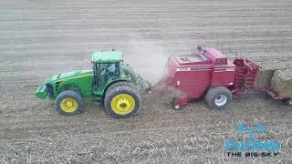 Bailing Cornstalks