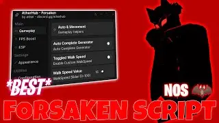[NOS🦇] Forsaken Script &ndash; Auto Instant Generator, Auto Kill All, Inf Stamina, Auto Win and More!