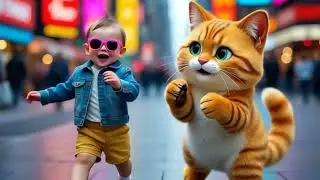 Meow Meow Dance🐈&zwj;⬛🕺| Boom with Cat