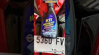 Cinematic Rekomendasi Cuci Tanpa Air - Kit Waterless Car Wash Vario 125 New Gen 2 #shorts