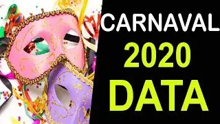 CARNAVAL 2020 DATA - DIA QUE CAI O CARNAVAL 2020