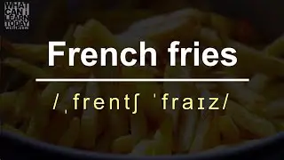 How to pronounce the words 